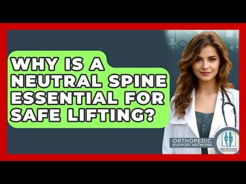 Why Is A Neutral Spine Essential For Safe Lifting? - Orthopedic Support Network