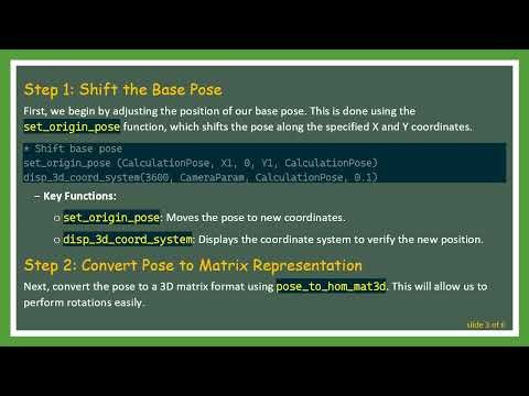 How to Rotate a Pose in Halcon with Ease