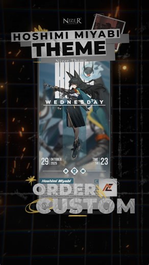 CANTIK DAN BERANI Tema Hoshimi Miyabi | KLWP setup. #klwp #androidsetup #nizercreate