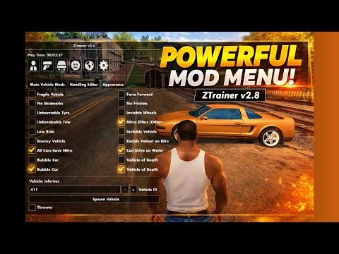 GTA SA Latest Mod for Android 15 & 16 🔥 | Smooth Gameplay & New Features 🎮