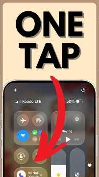 How to Activate a Focus Mode on iPhone