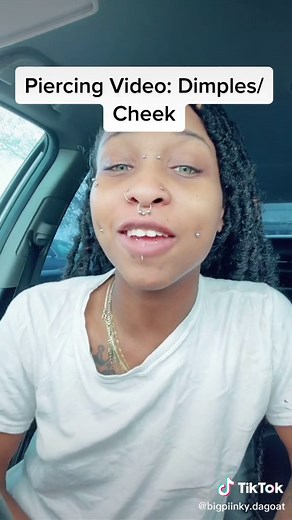 Dimple and Cheek Piercing Facts | Top Cheek Piercing Styles