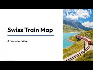 Switzerland Train Map - A quick overview 🗺️🇨🇭