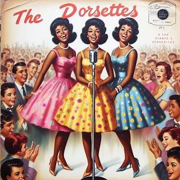 60s Girl Group Doo Wop - The Dorsettes - Candy Heart Love (Doo Wop AI)
