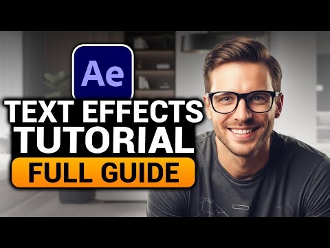 After Effects Text Tutorial (BEST FULL GUIDE) | Text Effects After Effects | NO Yapping!