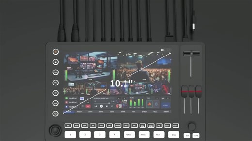 一视科技|ME5大屏触控高效切换 4K视界一触掌控！2路卡侬接口 2路3.5音频接口，HDMI版全接口4K输入