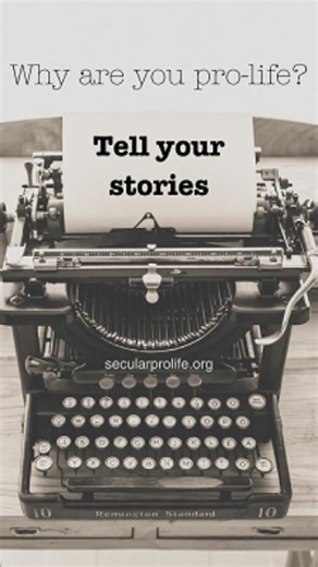 If people ask you why you're pro-life, tell them your stories. Biological facts, philosophical answers, and statistics are all important, but often people resaonte more with stories of personal experiences. #secularprolife #abortion