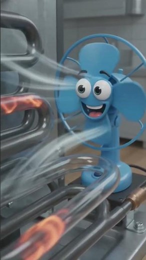How Air Conditioners Work Explained Simply! #science #experiment #plumber