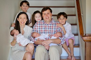 Couple who feared they couldn’t conceive now have two sets of triplets