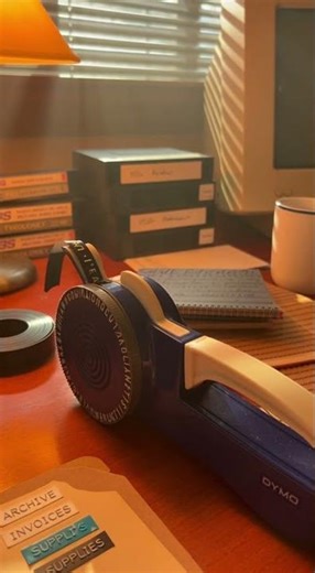 Classic Handheld DYMO Embossing Label Maker 🏷️✨