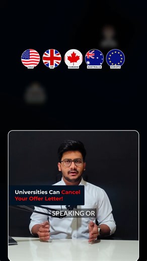 Syed Hussain on Instagram: "International universities can withdraw your offer letter — even after you've been accepted. 🚨 Whether you're applying to English-speaking countries or Europe, this can happen anywhere. Here's why universities do this and how you can prevent it from happening to you. ✔ **Why do universities withdraw offer letters?** Universities know that most applicants hold multiple offer letters and will only choose one for visa filing. So initially, they over-offer admissions to 
