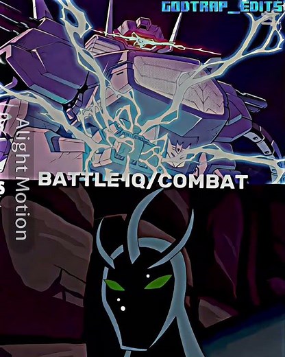 Shockwave vs Alien X #comics #cartoon #transformers #ben10