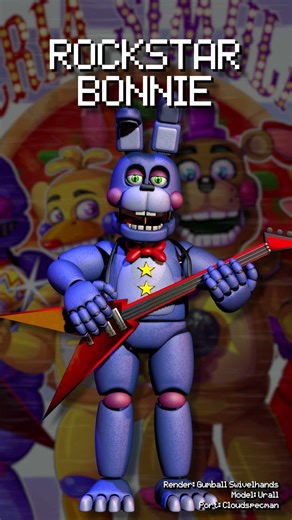 All Bonnie Variants in the Mainline FNaF Games #fnaf #bonnie