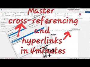 Efficient Document Navigation: Cross-Referencing and Hyperlinks in Word
