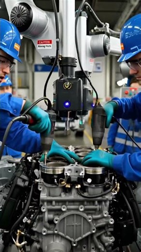 Inside a Modern Automobile Assembly Line: From Steel to Finished Car #automobile #car #factory