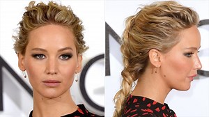 257K views · 1K reactions | How to recreate Jennifer Lawrence's reverse french braid: | People | Facebook