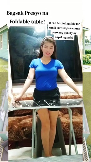 Affordable Foldable Table: Perfect for Dining or Study