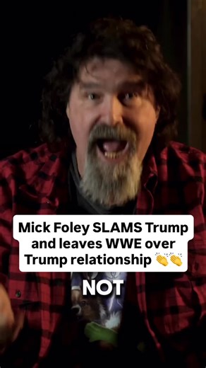 CelebsAgainstTrump on Instagram: "Wrestler Mick Foley cut ties with WWE this week over their Trump relationship. Here’s Mick cooking Trump last year. #mickfoley #trump #democrats #wwe"