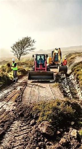 Gloomy Mud Track to Golden Highway | Extreme Road Transformation