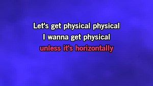 Karaoke Physical - Glee - CDG, MP4, KFN - Karaoke Version