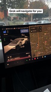 Grok will route your navigation in your Tesla #fyp #viral #tesla #grok | Tesla Owners of Silicon Valley