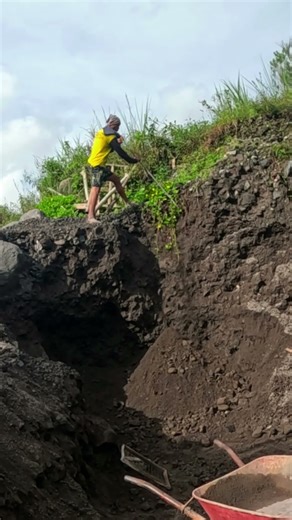 Mining Sand on a Volcano!