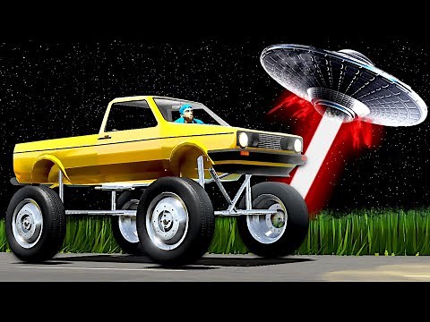 I FOUND A UFO WITH MY MONSTER TRUCK! - The Long Drive Gameplay