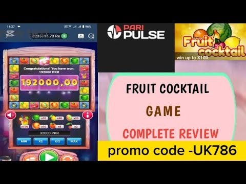 fruit cocktail game review and tutorial |winning strategy and gameplay 💰