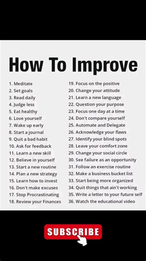 36 Powerful Ways to Level Up Your Life! 💯