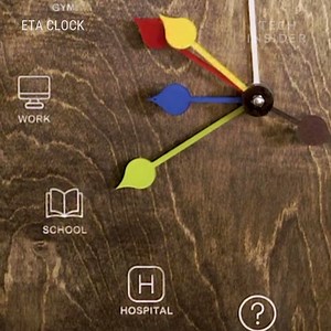 This clock tells you where your family and friends are at that moment. | Insider Tech