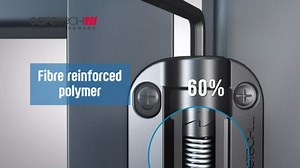 Safetech Hardware Self Closing Gate Hinges | Self-Aligning Spring Hinges | Fixed Tension | Pool Safety Hinge | Square Post, Aluminum & Vinyl/PVC Gates | Swing Close 35 lb SHF-90L – Black