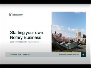 Starting a Notary Business