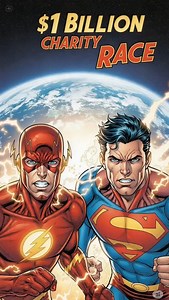 10K views · 322 reactions | Flash vs Superman: Who Wins the $1 Billion Race? #FlashVsSuperman #BillionDollarRace #DCComics #SuperheroShowdown #FastestVsStrongest #TheFlash #Superman #CharityRace #ComicBookBattle | Joy Explainer | Facebook
