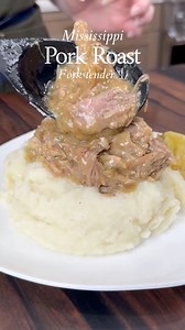 51K views · 466 reactions | This Mississippi Pork Roast is bold, tender, and easy—just throw it in the Dutch oven or slow cooker and let it do the work. Comment RECIPE and I’ll DM you the full details. #mississippiroast #slowcookerrecipes #dutchovenrecipes #comfortfood #easydinner #porkroast #weeknightmeals #forkyeah #recipes | The Salty Cooker | Facebook