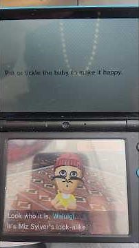 Tomodachi Life Baby Waluigi Crying #nintendo #gaming #shorts #streetpass #games