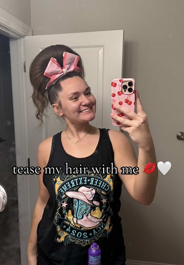 Cheer Hair Tutorial: Create Height with Teased Styles