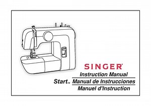 Sewing Machine Manual: Singer Start 1304 Guide - English, French, Spanish - Etsy Canada