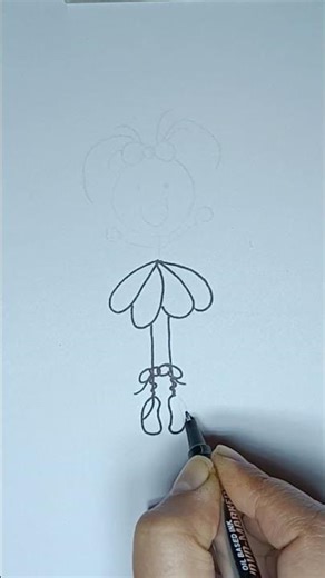 Drawing a Cute Minimal Girl 👩🏻✨