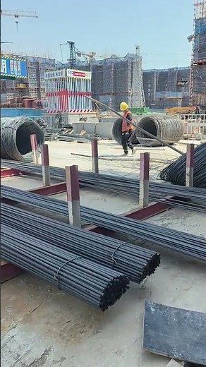 Rebar Bending at construction site!