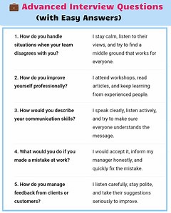 Advanced Interview Questions ⁉️ . . #chattingfullform #introducing_yourself_challenge #dailyuseenglishwords #dailyuseenglishsentences #helpingverbs #positiveparentingtips #learningtreasure #emailwritting #ChattingAbbreviations #interviewskills | Learning Treasure