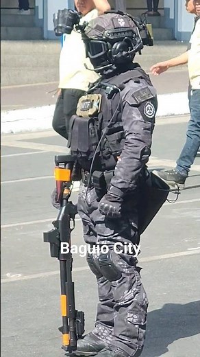 Mobile Task Force (MTF) SCP Cosplay 2024 at Session Road! #scp #cosplay #sessionroad