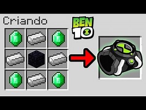 COMO FAZER O OMNITRIX DO BEN 10 NO MINECRAFT !