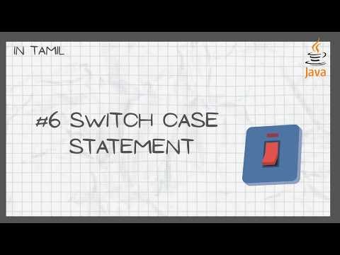 Java Full Course in Tamil for Beginners 2026 | Switch Case Statements | Episode 6