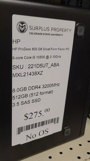 a little more shopping at CSU surplus#informationtechnology #techtok #tektok #lotsaplots #pc #computers #pcs #computer