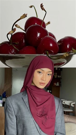 (Na’z) | Another highly requested tutorial—my go-to style, but this time as a shawl 🍒✨🍷 —————— *as always my tutorial is very easy to style,... | Instagram