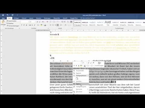 8(36) Word 2016 - Abstände zwischen Absätzen