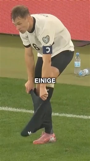 Kimmich plays against Luxembourg with torn shorts 😱. #soccer