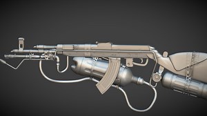 Flammable Liquid GUN - 3D model by mohdumarkidwai19