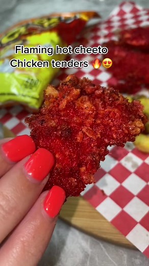 Flamin Hot Cheeto Chicken Tenders Recipe