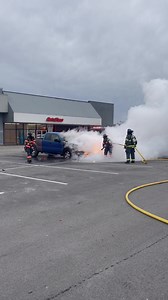 January 6,2024. 09:25hrs Crews dispatched to 700 West Broad Street, Autozone Parking for a vehicle fire Engines 2,4,5 and C-1 responded Arrived on scene found F-150 Pickup truck, heavy fire from engine compartment Crews used bumper line from Engine 4 to knock down ans contain fire No other vehicles damaged , No Injuries Cause is undetermined at this time | Hazleton Fire Department